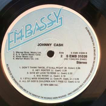 LP Johnny Cash: Johnny Cash