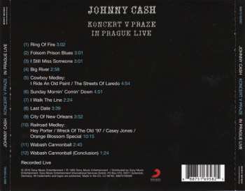 CD Johnny Cash: Koncert V Praze (In Prague Live)