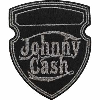 Merch Johnny Cash: Décoration Metallic Shield