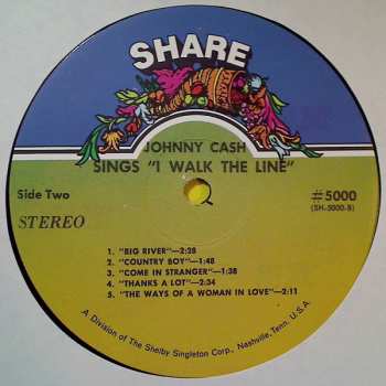 LP Johnny Cash: Sings I Walk The Line LTD | CLR