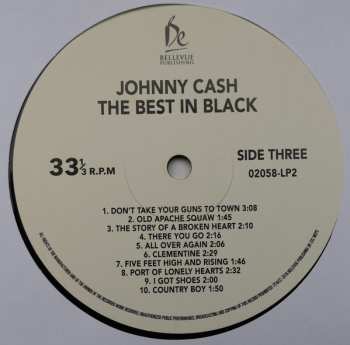 2LP Johnny Cash: The Best In Black