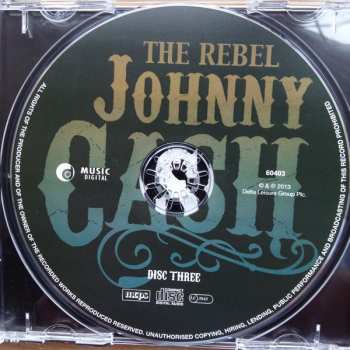 3CD Johnny Cash: The Rebel