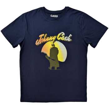 Marchandises Johnny Cash: Johnny Cash Unisex T-shirt: Walking Guitar (small) S