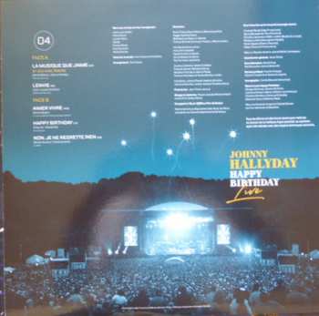 4LP/Coffret Johnny Hallyday: Happy Birthday Live - Parc De Sceaux 15.06.2000 LTD | NUM