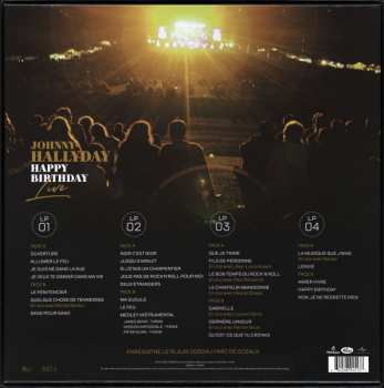 4LP/Coffret Johnny Hallyday: Happy Birthday Live - Parc De Sceaux 15.06.2000 LTD | NUM