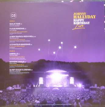 4LP/Coffret Johnny Hallyday: Happy Birthday Live - Parc De Sceaux 15.06.2000 LTD | NUM