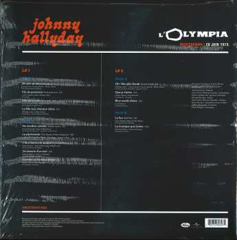 2LP Johnny Hallyday: Johnny Hallyday A L'Olympia Bruno Coquatrix 20 juin 1973 LTD