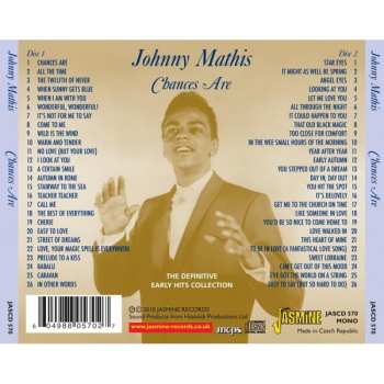 2CD Johnny Mathis: Chances Are: The Definitive Early Hits Collection