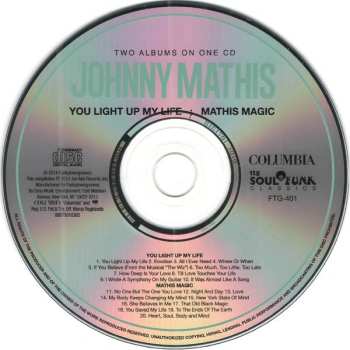 CD Johnny Mathis: You Light Up My Life / Mathis Magic
