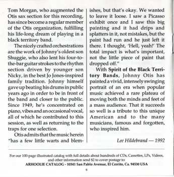 CD Johnny Otis And His Orchestra: Spirit Of The Black Territory Bands