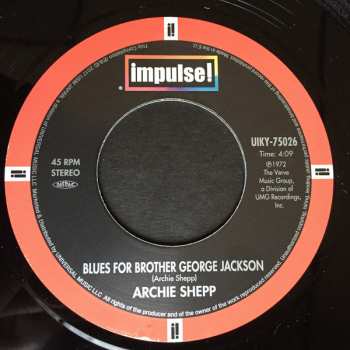 SP Archie Shepp: Shaft In Africa (Addis) / Blues For Brother George Jackson