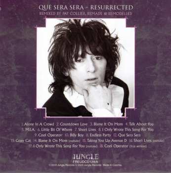 3CD/Coffret Johnny Thunders: Que Sera, Sera (Resurrected) DLX