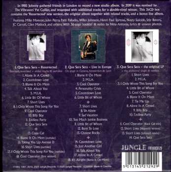 3CD/Coffret Johnny Thunders: Que Sera, Sera (Resurrected) DLX