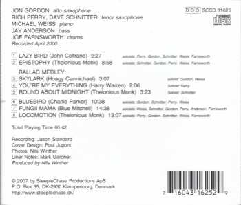CD Jay Anderson: SteepleChase Jam Session Volume 24