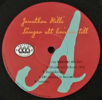 LP Jonathan Hilli: Sånger Att Brinna Till