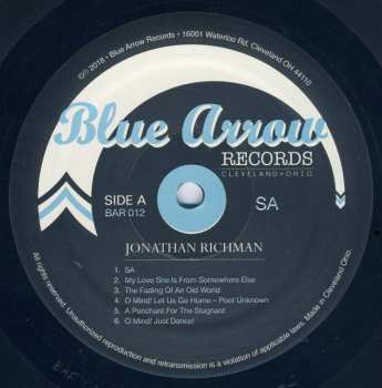 LP Jonathan Richman: SA!