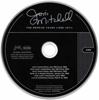 5CD/Coffret Joni Mitchell: Archives – Volume 2 (The Reprise Years (1968-1971))