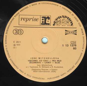 LP Joni Mitchell: Joni Mitchellová