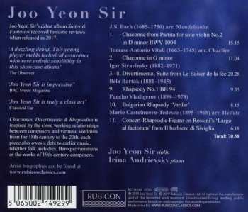 CD Joo Yeon Sir: Chaconnes, Divertimento & Rhapsodies
