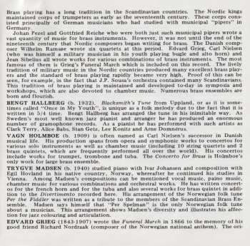 CD Jorma Panula: Brass Festival With The Scandinavian Brass Ensemble Conducted By Jorma Panula