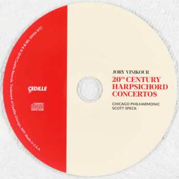 CD Jory Vinikour: 20th Century Harpsichord Concertos