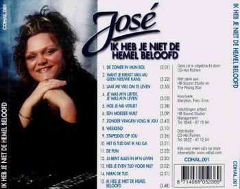 CD José: Ik Heb Je Niet De Hemel Beloofd