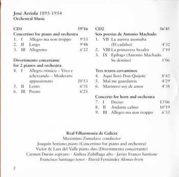 2CD Real Filharmonía De Galicia: Orchestral Music