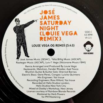 2LP José James: Saturday Night (Louie Vega Remix)