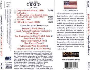 CD Czech National Symphony Orchestra: Geografías Del Silencio - In Passing - Swallow - Off With Its Head!