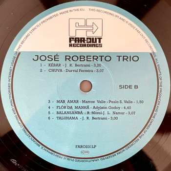 LP José Roberto Trio: José Roberto Trio