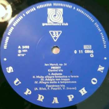 LP Josef Bohuslav Foerster: Klavírní Tria