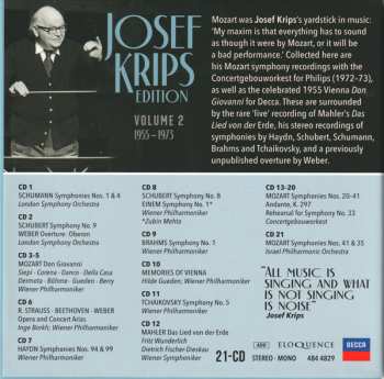 21CD/Coffret Josef Krips: Josef Krips Edition Volume 2 / 1955-1973