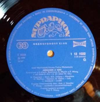 2LP/Coffret Josef Mysliveček: Abrahám A Izák (2xLP + BOX + BOOKLET)