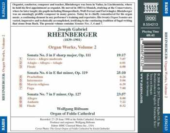 CD Wolfgang Rübsam: Works For Organ, Vol. 2 - Sonatas Nos. 5-7