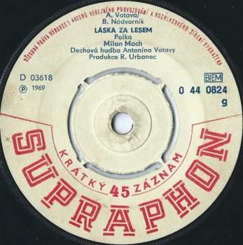 SP Milan Mach: Tři Bílé Břízy (Drei Weisse Birken) / Láska Za Lesem