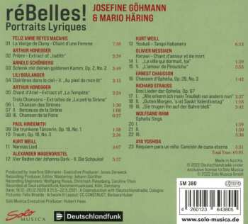 CD Mario Häring: RéBelles! Portraits Lyriques