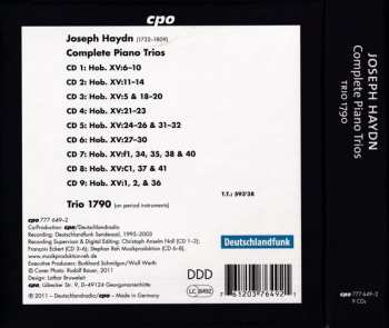 9CD/Coffret Joseph Haydn: Complete Piano Trios