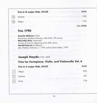 9CD/Coffret Joseph Haydn: Complete Piano Trios