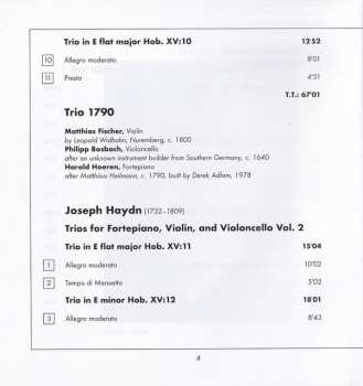 9CD/Coffret Joseph Haydn: Complete Piano Trios