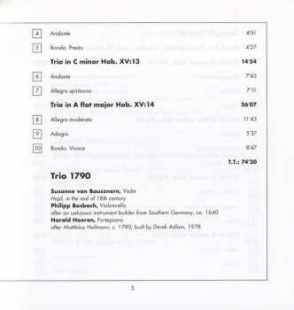 9CD/Coffret Joseph Haydn: Complete Piano Trios