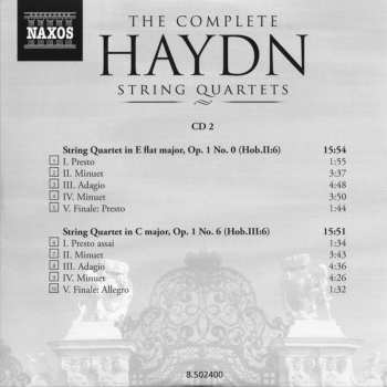 25CD/Coffret Joseph Haydn: The Complete String Quartets