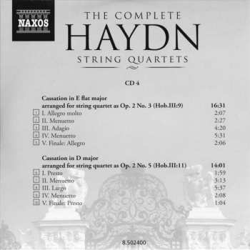 25CD/Coffret Joseph Haydn: The Complete String Quartets