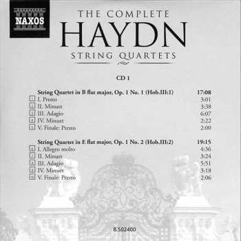 25CD/Coffret Joseph Haydn: The Complete String Quartets