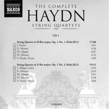 25CD/Coffret Joseph Haydn: The Complete String Quartets
