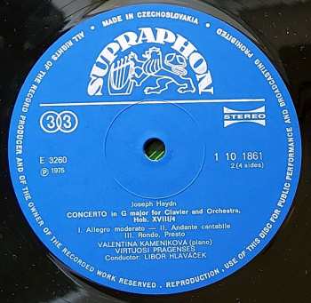 2LP Joseph Haydn: Concertos For Clavier And Orchestra (2xLP) (80 1)