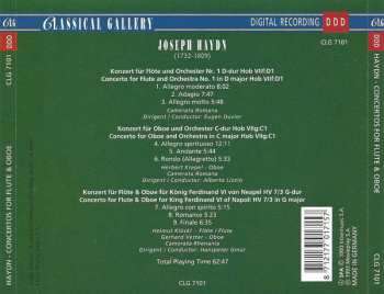 CD Joseph Haydn: Concertos For Flute And Oboe