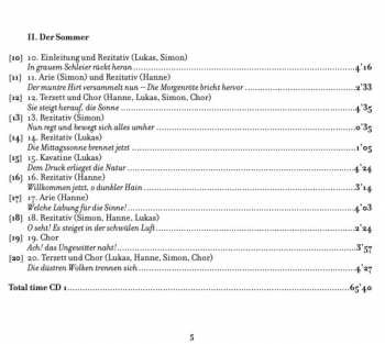 2CD Joseph Haydn: Die Jahreszeiten