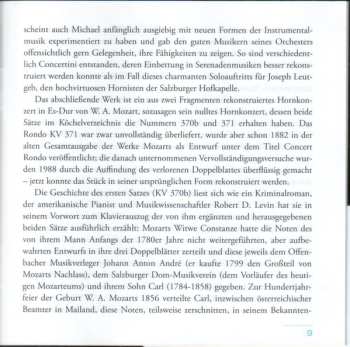 CD Wolfgang Amadeus Mozart: Horn Concertos