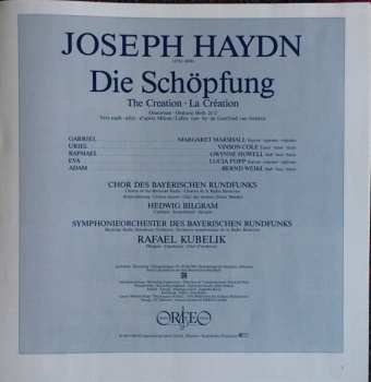 2LP/Coffret Joseph Haydn: Die Schöpfung = The Creation = La Création