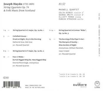 CD Joseph Haydn: String Quartets Op. 74 & Folk Music From Scotland